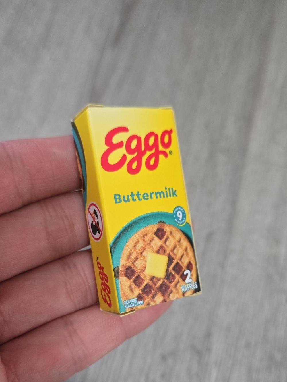 Eggo Buttermilk Mini Waffle Toy Box - Yellow